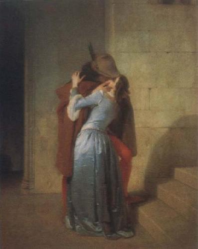 Francesco Hayez the kiss oil painting image